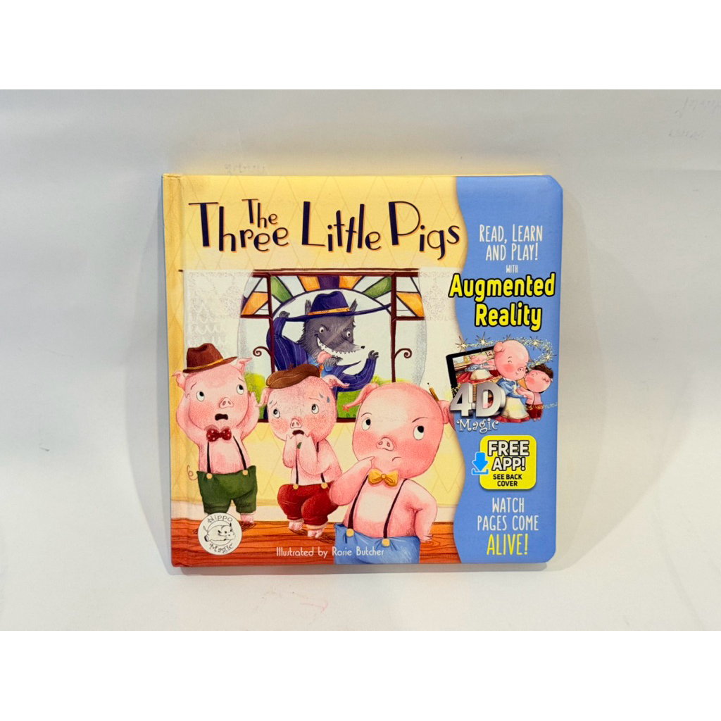 หนังสือนิทาน Hippo Magic : The Three Little Pigs [A-come-to-live-book] 4D (สภาพ 98%)