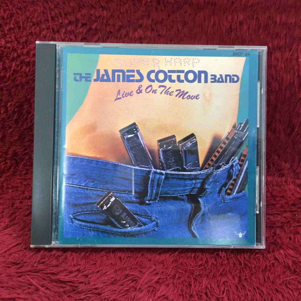CD The James Cotton Band – Live & On The Move สภาพตามรูปปก EA33-162