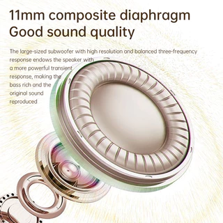 หูฟังบลูทูธไร้สายแบบหนีบหู J70 Ear-clip Design บลูทูธล่าสุด 6.0 เบสหนักแน่น ลดเสียง ดีเลย์ต่ำ เหมาะสําหรับ ไอโฟน Android