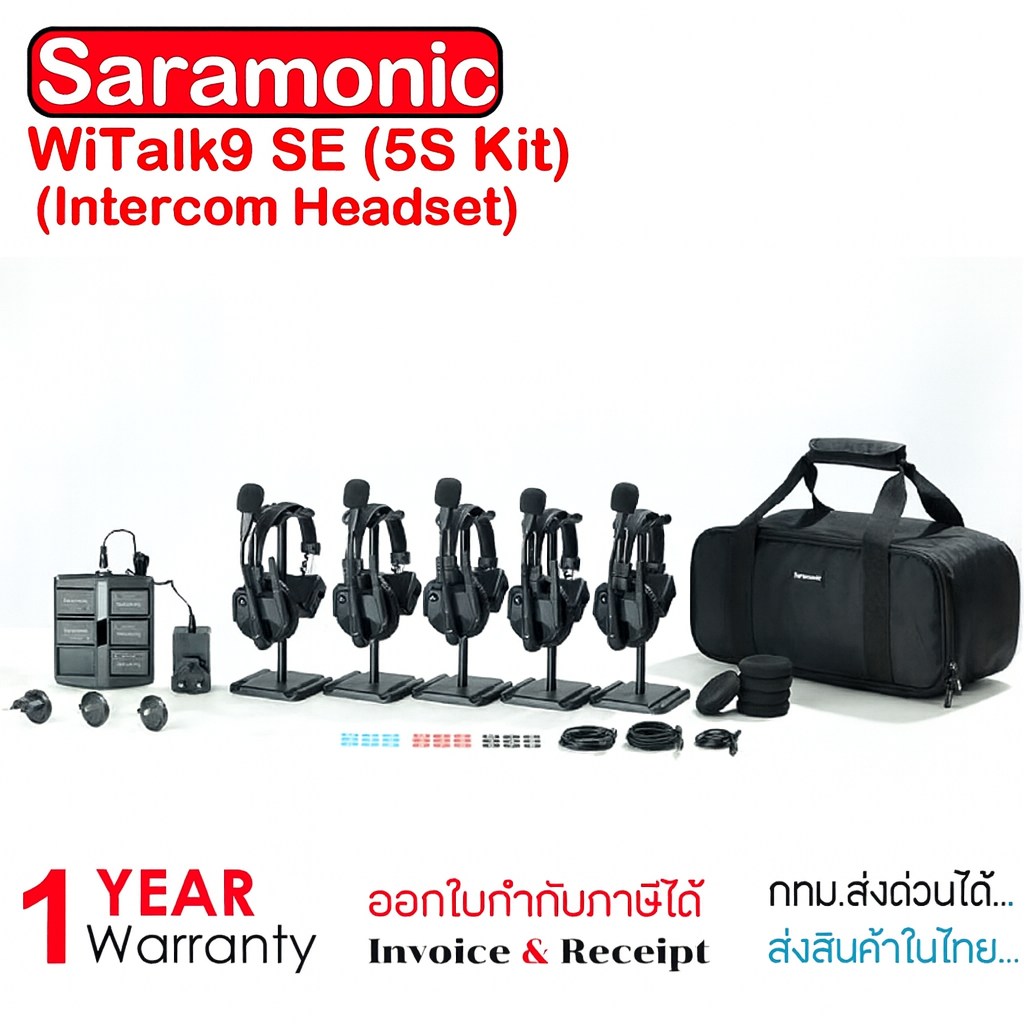 Saramonic WiTalk9 SE (5S Kit) Intercom Headset