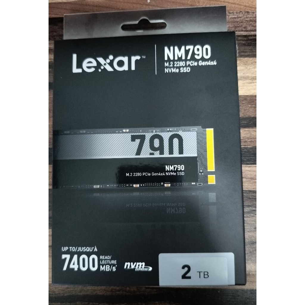(มือสอง) SSD NVMe (เอสเอสดี) LEXAR NM790 2TB Internal SSD M.2 2280 PCIe NVMe Gen4×4 RW7400/6500