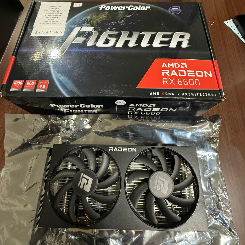 RX 6600 Powercolor (มือสอง)