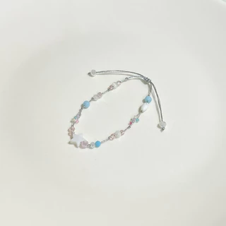 กำไลข้อมือเชือกสีเงิน ✨ silver string bracelets 🤍