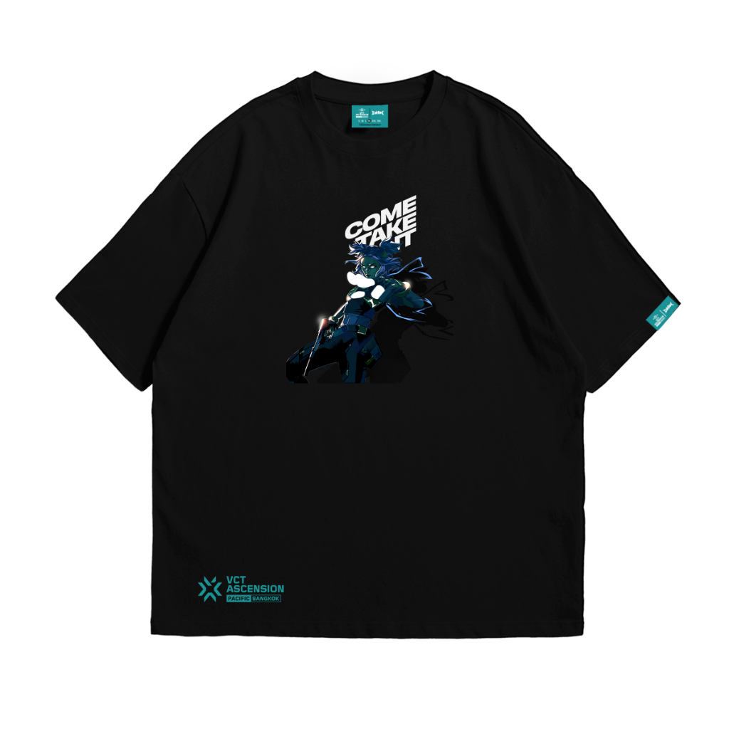 CuteBoy | Ascension Pacific 2025 // COME TAKE IT Tee เสื้อยืด แขนสั้น ทรงโอเวอร์ไซส์