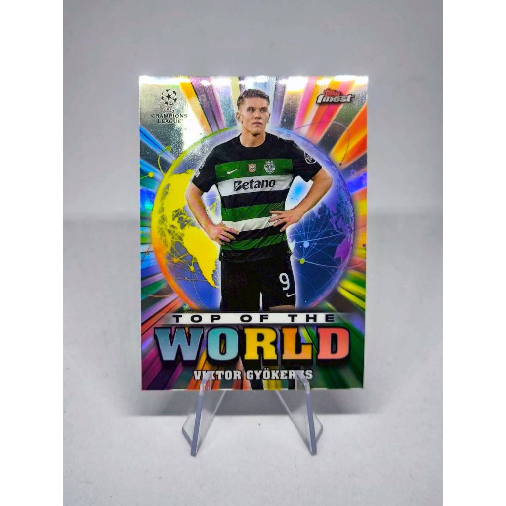 การ์ดฟุตบอล Topps Finest UEFA Club Competitions Top of The World Soccer Insert 2024-25 ราคา ถูกที่สุด ดีลบีเคเค แกลเลอรีภาพที่ 2
