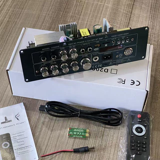 แท้ D2000 แอมป์จิ๋ว บลูทูธ 5.1 DC24V รองรับ AUX/USB/TF HIFI BT TWS มีคาราโอเกะในตัว กำลังขับ400W D2000 แอมป์จิ๋วบูทูส