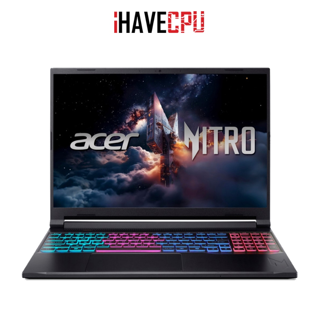 โน้ตบุ๊ค (notebook) iHAVECPU ACER NITRO V 16S AI ANV16S-41-R7N6 (OBSIDIAN BLACK)