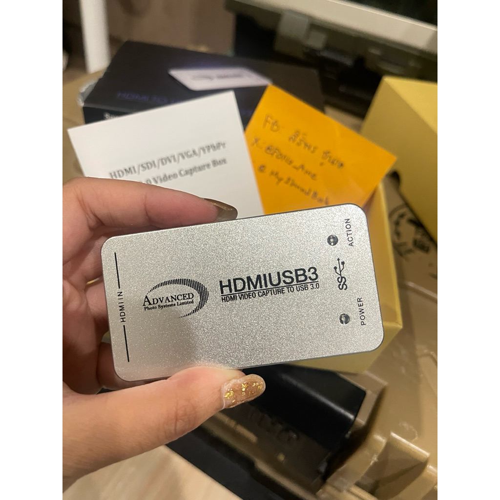 กล่องไลฟ์สด  Video Capture HDMI To USB3.0 converter V.2 | Advanced Photo System Limited
