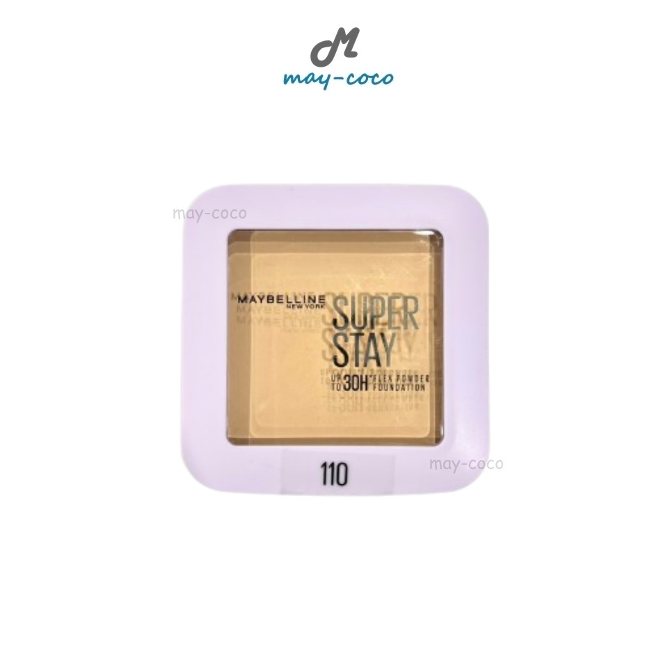 ถูก/แท้/มีไลฟ์ แป้ง Maybelline Super Stay Flex Powder แป้งมูฟหน้าเนียน แป้งผสมรองพื้น ปกปิด หน้าเนียน ติดทน กันน้ำ