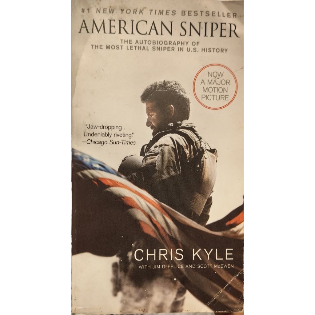 American Sniper Chris Kyle หนังสือภาษาอังกฤษ