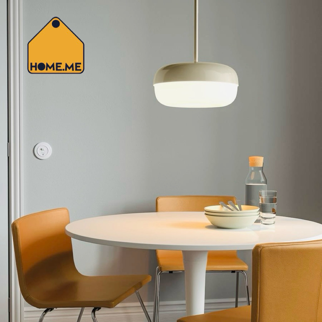 โคมไฟแขวนเพดาน ikea อิเกีย เบจ, 37 ซม. BLÅSVERK บลัวสแวร์ค