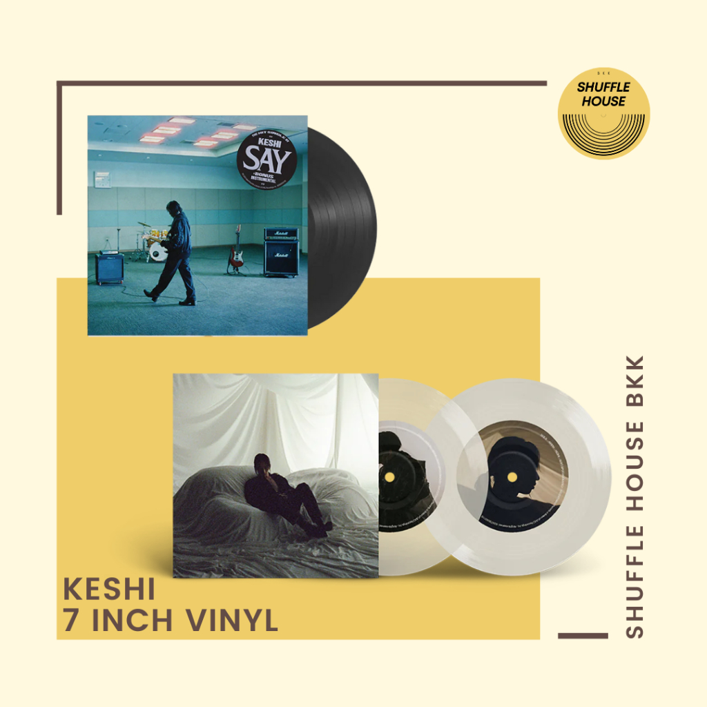 (พร้อมส่ง_ส่งด่วนได้) แผ่นเสียงไวนิล Keshi 7inch vinyl