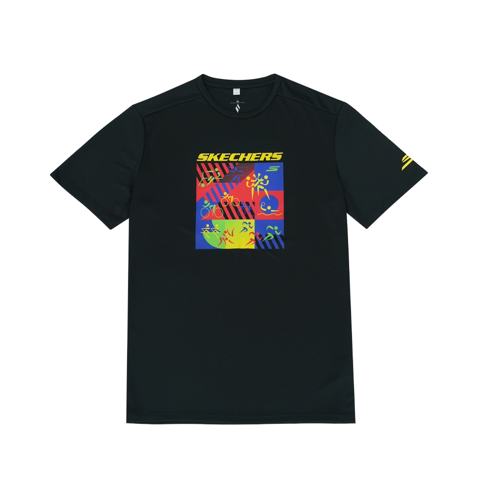 Skechers สเก็ตเชอร์ส เสื้อยืดแขนสั้นยูนิเซ็กส์ Unisex Sea GamesShort Sleeve Tee - SP425U562-0018