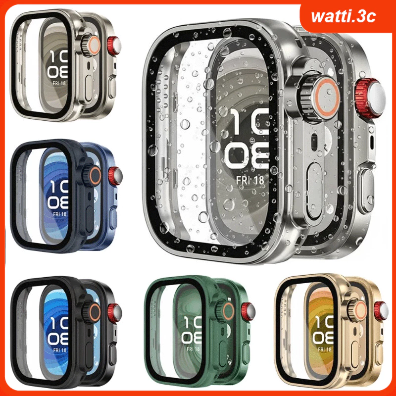 เคสสำหรับ Huawei Watch Fit 4 Pro 4 3 ฟิล์มกันรอยหน้าจอ กรอบกันกระแทก กระจกนิรภัย + PC เปลี่ยนเป็นเคส Ultra