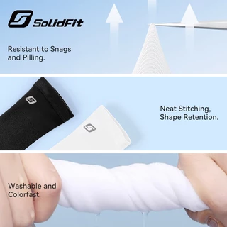 【จัดส่งจากประเทศไทย】Solidfit แขนเสื้อ แขนเสื้อเย็น UPF50+ สวมใส่สบาย ปกป้องแสงแดดได้ดี ป้องกันรังสี UV ได้ 99%
