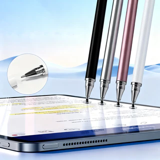 2 In 1 Stylus สมาร์ทดินสอวาดป ปากกาทัชสกรีน ปากกาสไตลัสสำหรับโทรศัพท์มือถือ ปากกาสไตลัสแบบมีความจุ หัวดิสก์