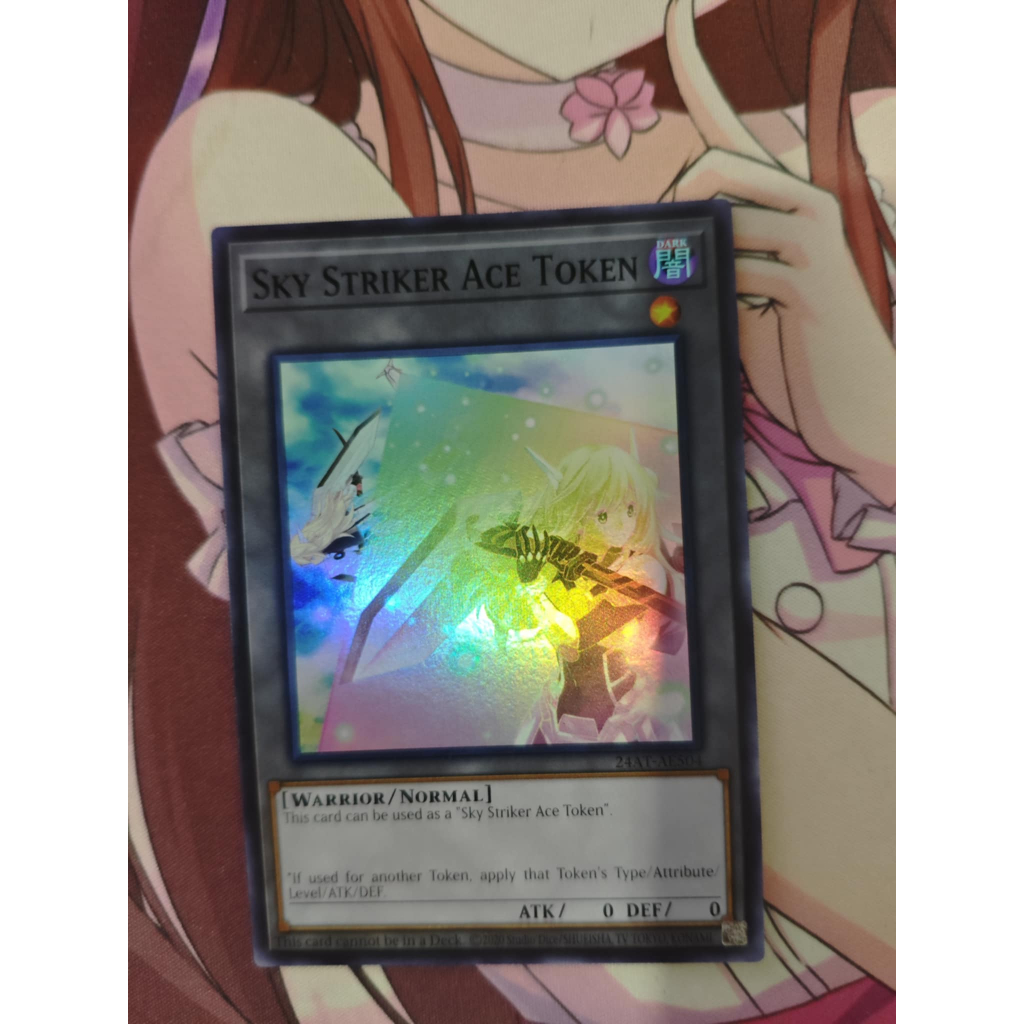 Yugioh Asia-Eng 24AT-AE504 (SR) Sky Striker Ace Token