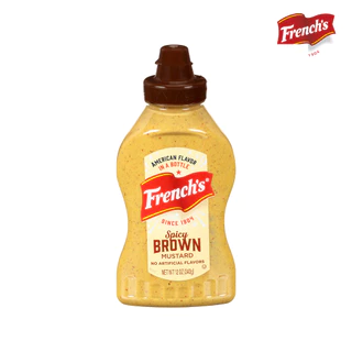 French's Spicy Brown Mustard สไปซี่ บราวน์ มัสตาร์ด 340 กรัม