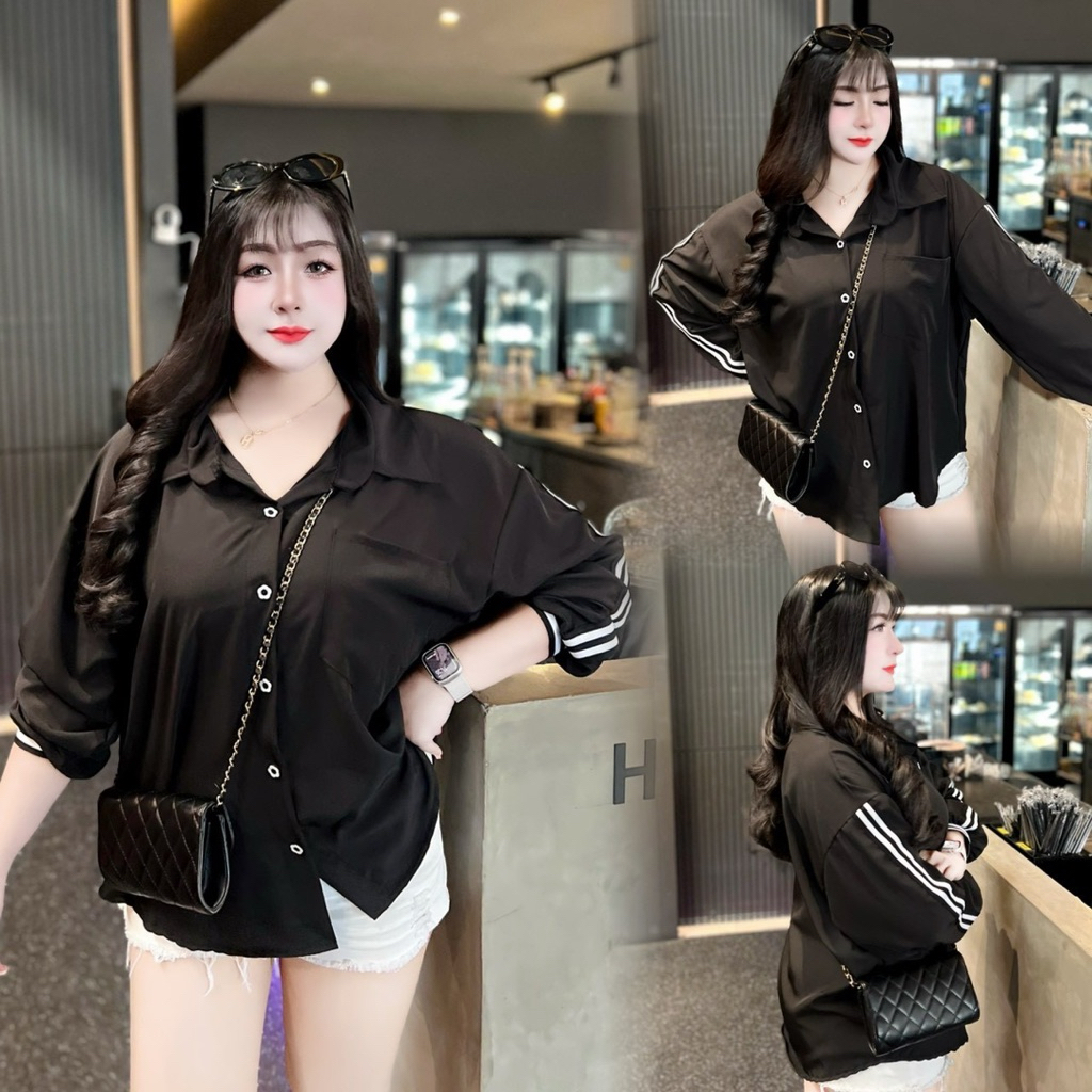 เสื้อเชิ้ตตีแถบแขนยาวผ้าไหมอิตาลีไม่บางมี2ไซส์ 42/52อกเหมาะใส่ในรายละเอียด – โปรปัง
