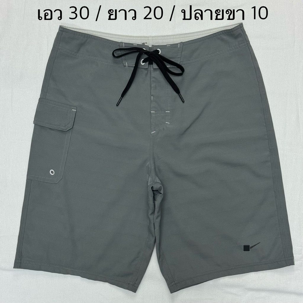 กางเกงมือสอง niกี้สีเทา กางเกงเซิร์ฟ (SHF9)