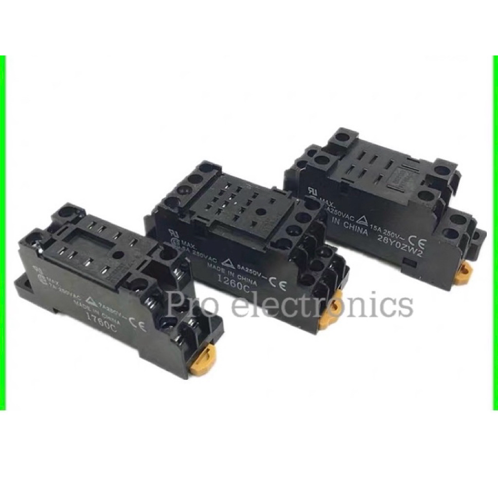 ฐานรีเลย์ มาตรฐานญี่ปุ่น PYF08A-E PYF14A-E ออมร่อน ซ็อกเก็ต socket MY2NJ MY4NJ 8 ขา 14 ขา พร้อมส่งที่ไทย