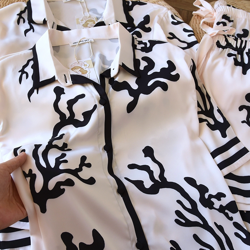 Muslin Pajamas Collection Muslin Pet รุ่น Nature Coral (N3316 T3316) | ชุดนอนชุดเที่ยว - รูปที่ 3