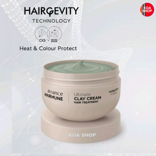 aviance ส่งฟรี ‼️ อาวียองซ์ แฮร์มูน เคลย์ครีม แฮร์ทรีตเมนต์ aviance Hairmune Clay Cream Hair Treatme