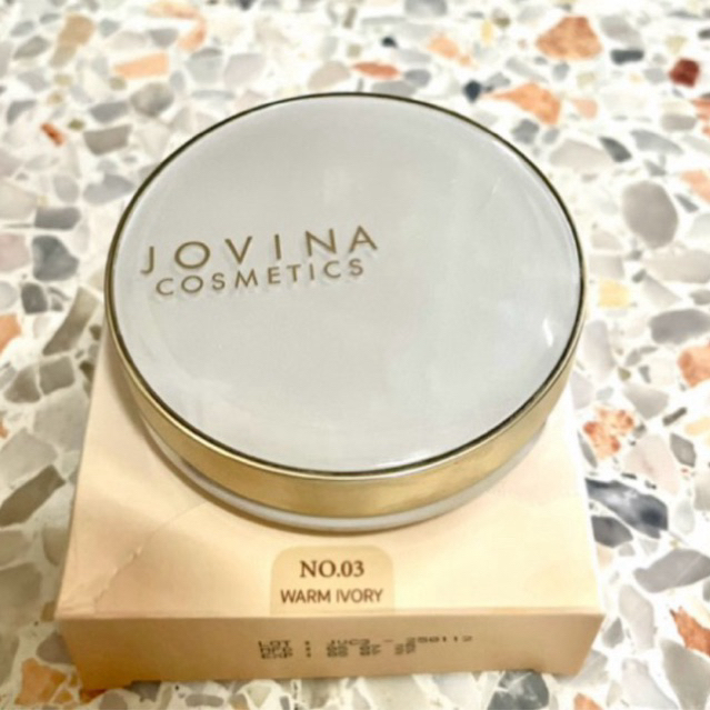 ส่งต่อ คุชชั่น jovina ตลับขาว เบอร์02 , 03 ของแท้ ใช้2ครั้ง