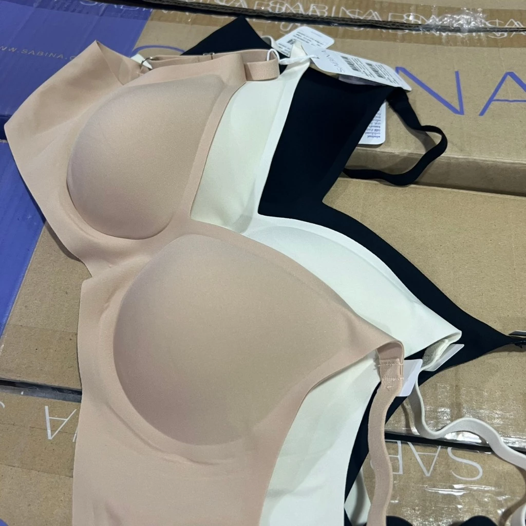 Sabina Habpy Pretty Perfect Level 1 เสื้อชั้นใน ไร้ตะเข็บ ไร้โครง รหัส HBU25006