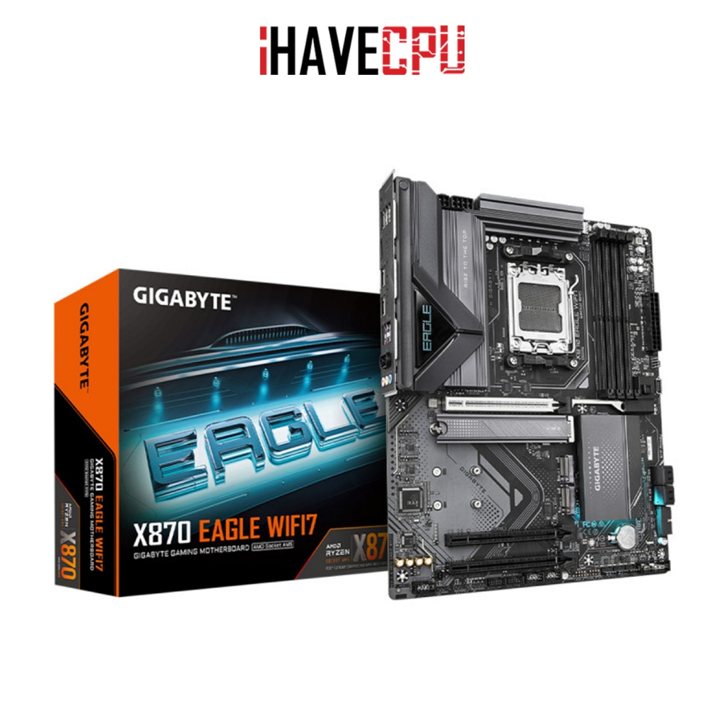 iHAVECPU MAINBOARD (เมนบอร์ด)(AM5) GIGABYTE X870 EAGLE WIFI7 (REV.1.0)