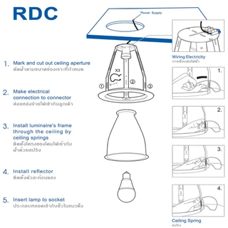 [ยกลัง 10 ชุด] Lumax โคมไฟ ดาวน์ไลท์ Downlight E27 ขอบขาว ขนาด 4 นิ้ว (โคมเปล่า)