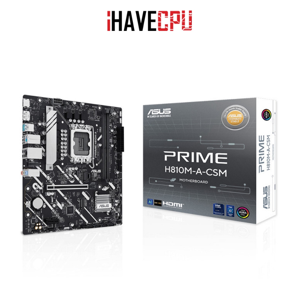 iHAVECPU MAINBOARD (เมนบอร์ด)(1851) ASUS H810M-A-CSM