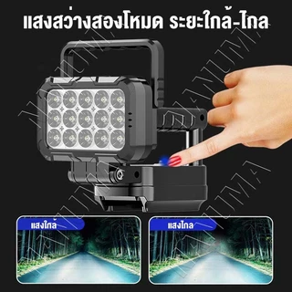 ด้ามจับคู่ 3นิ้ว 21V ไฟ LED คมไฟรักษาความปลอดภัยกลางแจ้ง ทนทาน ชาร์จเร็ว ขนาดเล็กและพกพาสะดวก