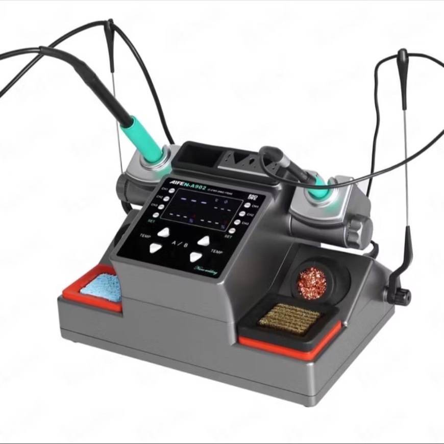Soldering Station หัวแร้ง AIFEN A902 JBC C115 C210 C245คู่สถานีเชื่อม Rework Station สำหรับโทรศัพท์ม
