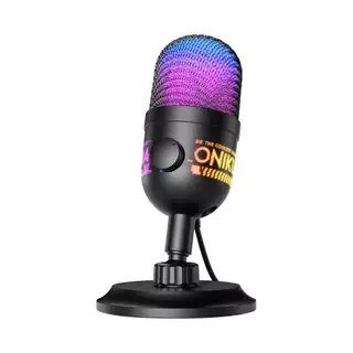 ไมโครโฟน Onikuma Microphone M930 USB Condenser RGB Black by Banana IT