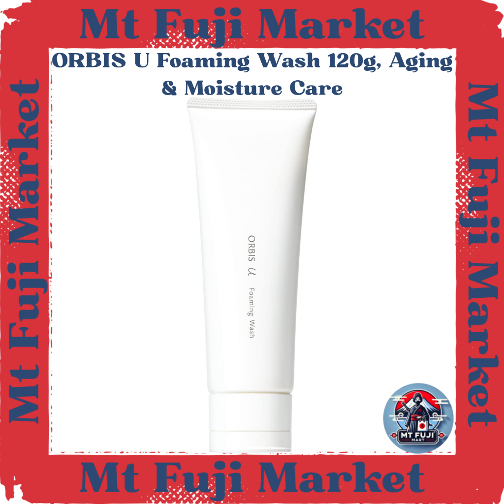 ORBIS U Foaming Wash 120g, Aging & Moisture Care