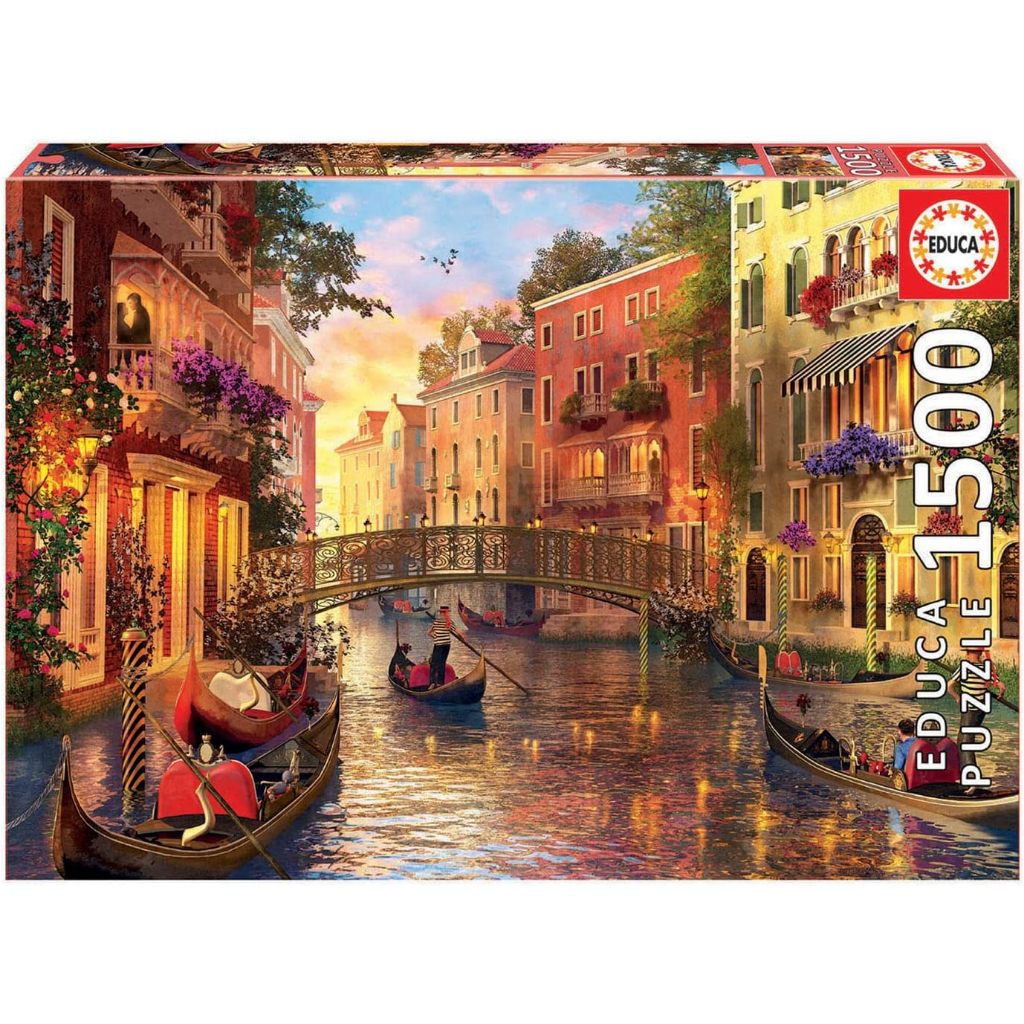 EDUCA: Sunset in Venice (1500 Pieces) [Jigsaw Puzzle]