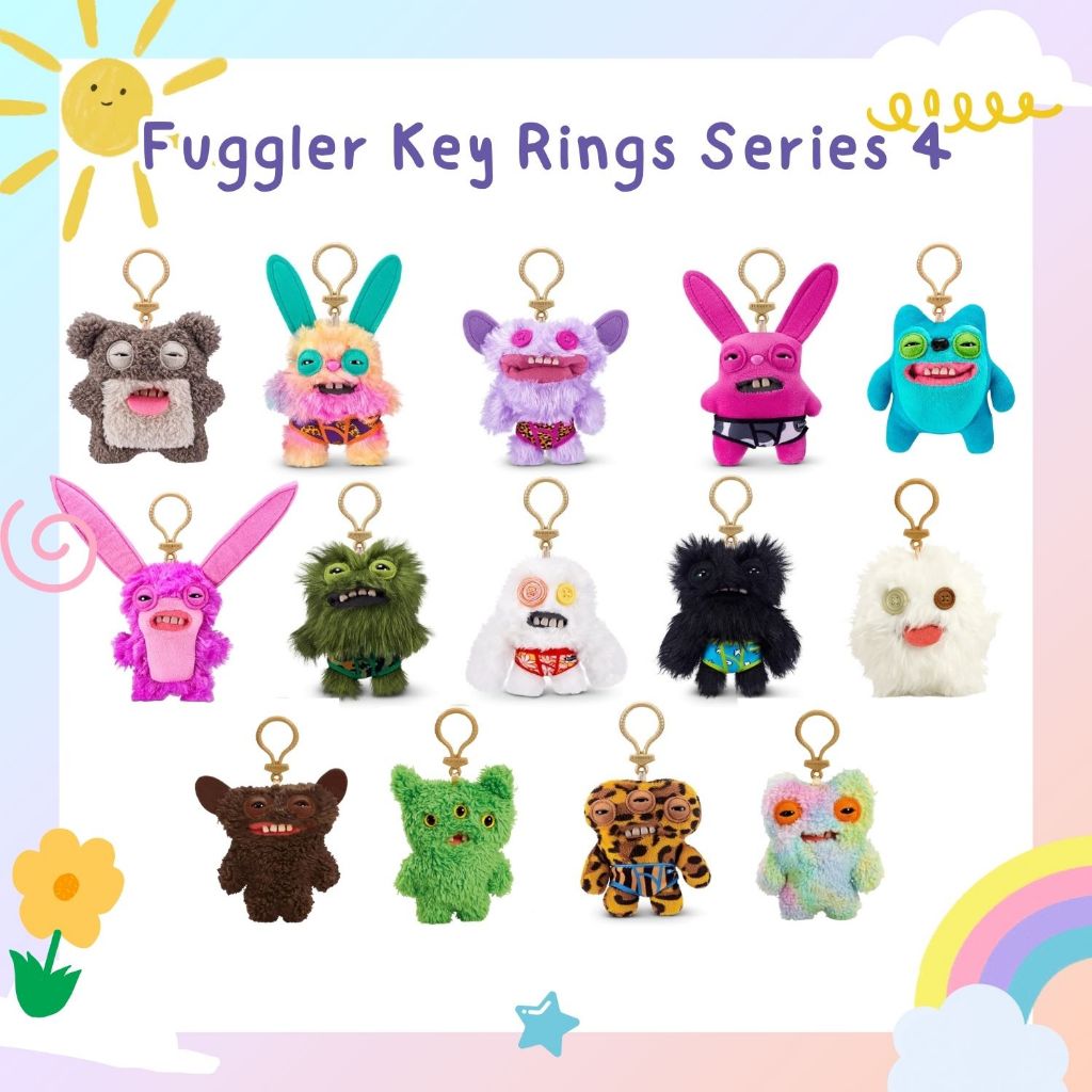 💖พร้อมส่ง💖พวงกุญแจ Fuggler Keyring ของแท้จากช้อปญี่ปุ่น/จีน