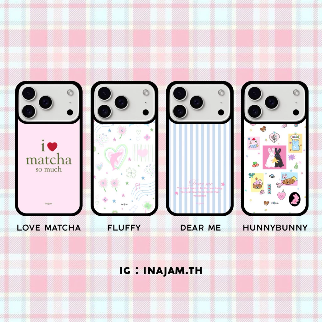 เคสไอโฟนแบรนด์ Inajam | Dear Me | Love Matcha