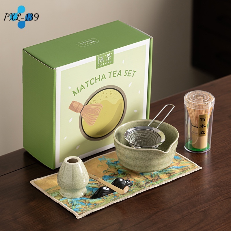 พร้อมส่งจากไทย matcha tea setชงชาเขียว ชุดชงมัจฉะ ถ้วยชงมัทฉะ แปรงชงมัทฉะ ชามมัทฉะ Premium Matcha Bo