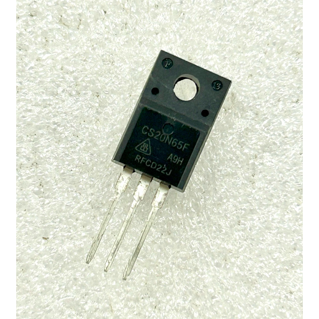 มอสเฟต MOSFET CS20N65F N-Chanel 20A650VDC แท้CR-micro