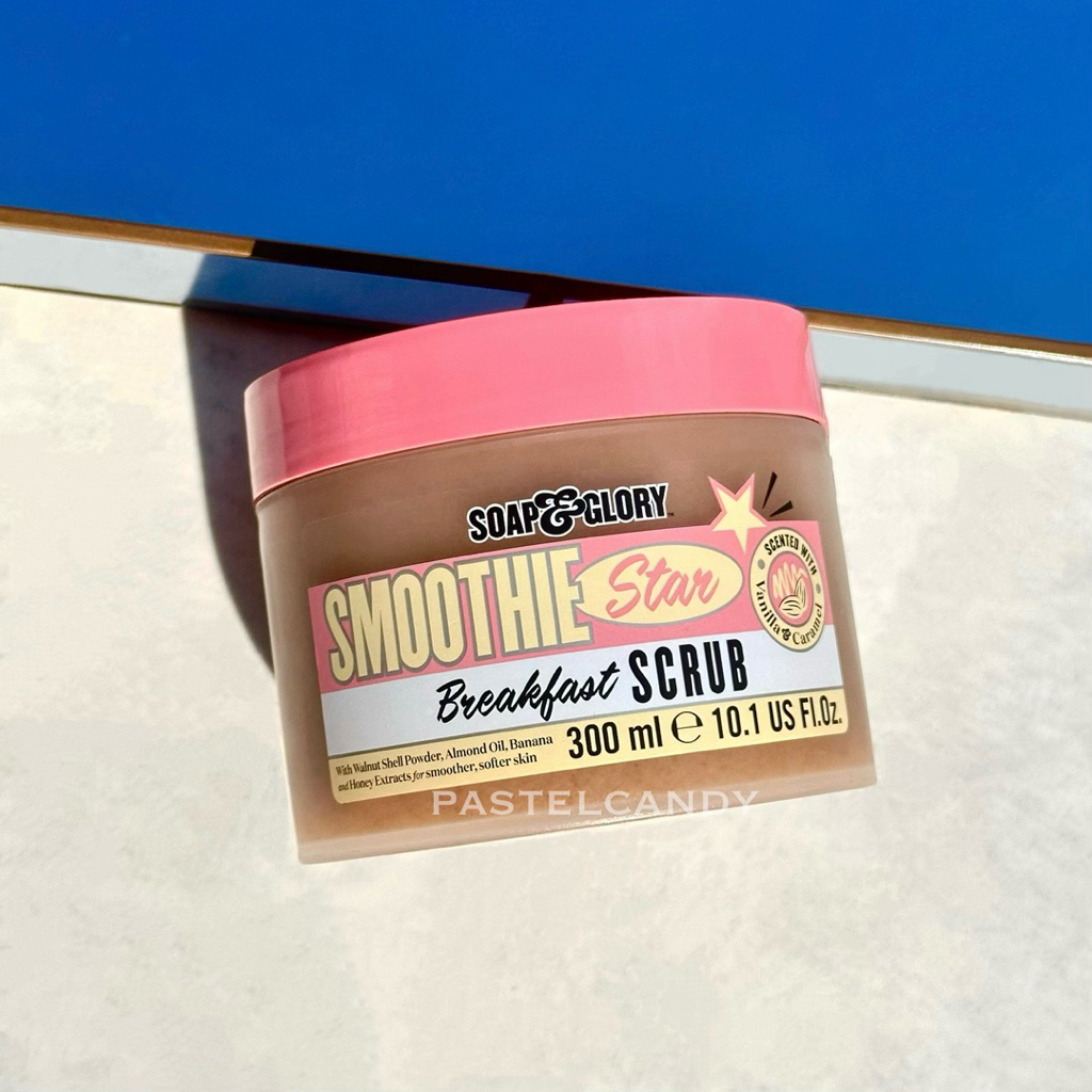 SALE🔥แท้💯% Soap & Glory Smoothie Star Breakfast Scrub โซพ แอนด์ กลอรี่ สมูทตี้ สตาร์ เบรคฟาส สครับ 3