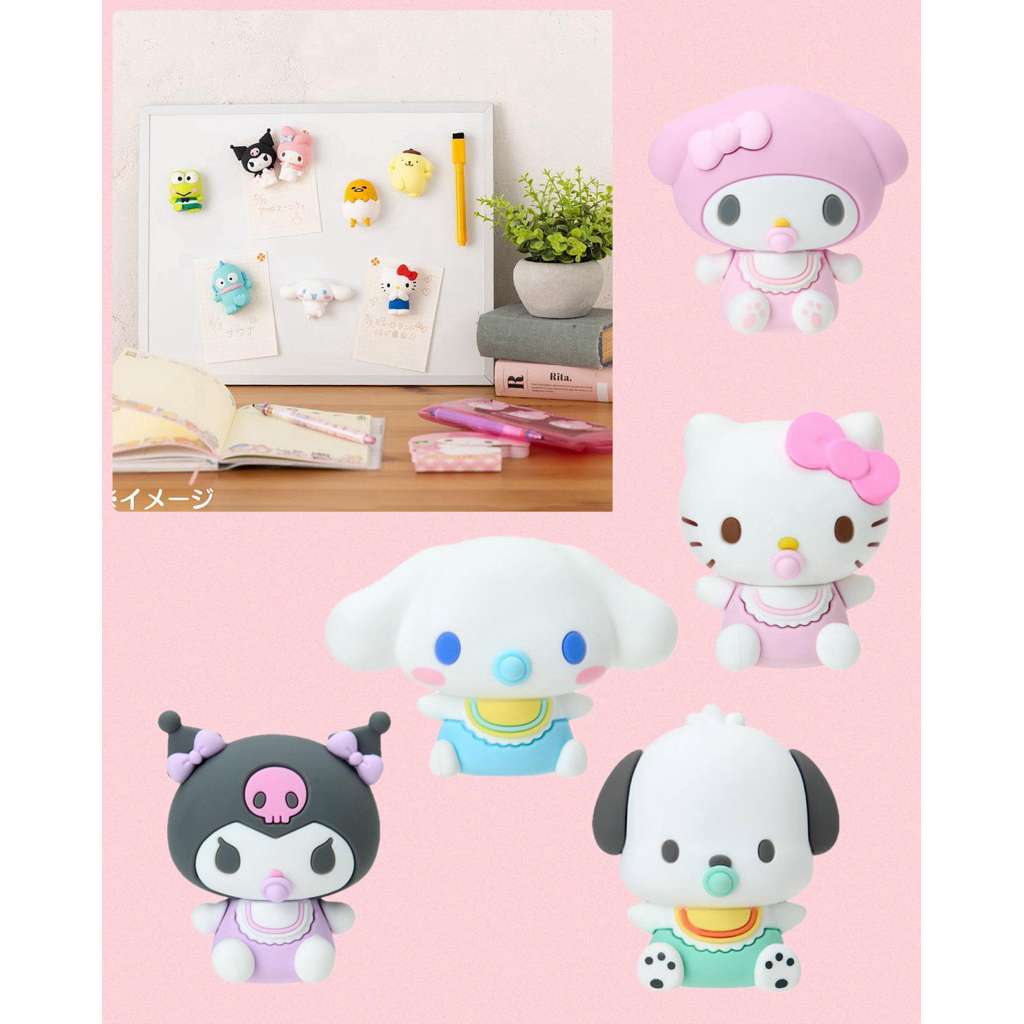 Magnet แม่เหล็กติดตู้เย็น  Sanrio สินค้านำเข้าจากประเทศญี่ปุ่น