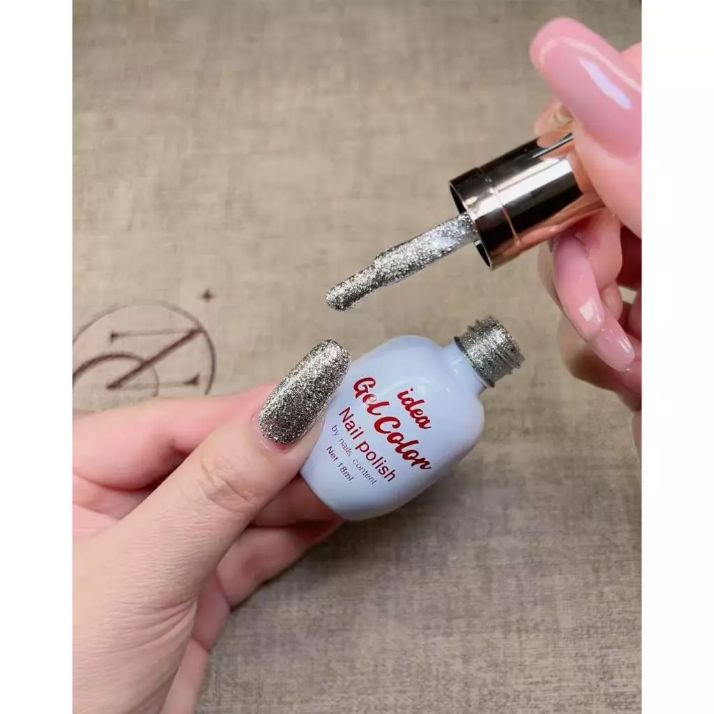 idea gel แยกขวด สีเจลกลิตเตอร์เงิน กลิตเตอร์ทอง สีสวยกลิตเตอร์แน่น สีเจลกากเพชร