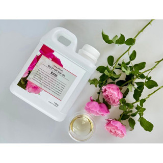 Body Aroma Oil ขวดลิตร น้ำมันนวดบำรุงผิวผสมวิตามินอี @Litre …