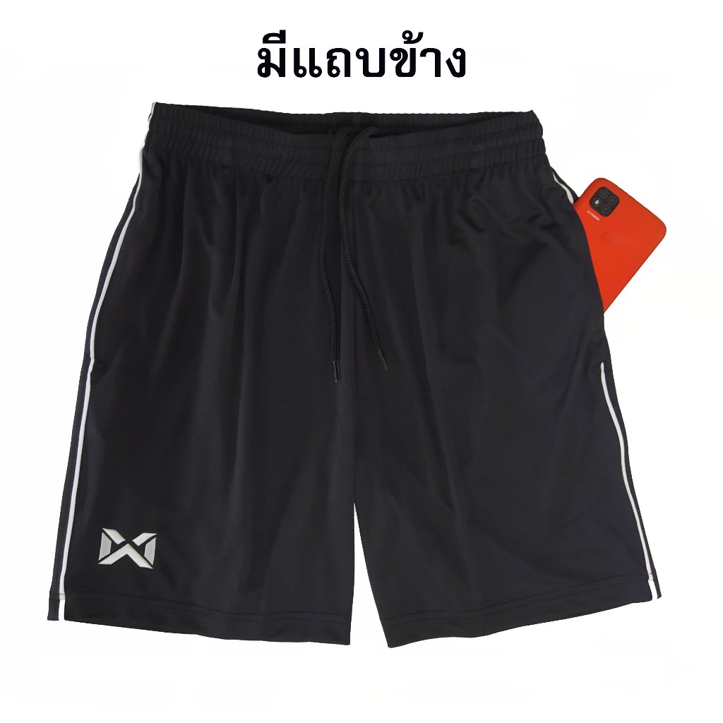 WARRIX กางเกง มีกระเป๋า ซ้ายขวา ผ้าไมโคร ปักโลโก้ 241FBACL01 - รูปที่ 3