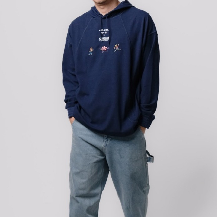 era-won เสื้อฮู้ด Hoody Sport era-won x Stranger Things สี Navy
