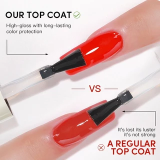 GESATHEL 15ml เคลือบสีเล็บเจล Top Coat / Base Coat สีเจล ทาเล็บเจล สีทาเล็บเจล UV LED ยาทาเล็บเจล