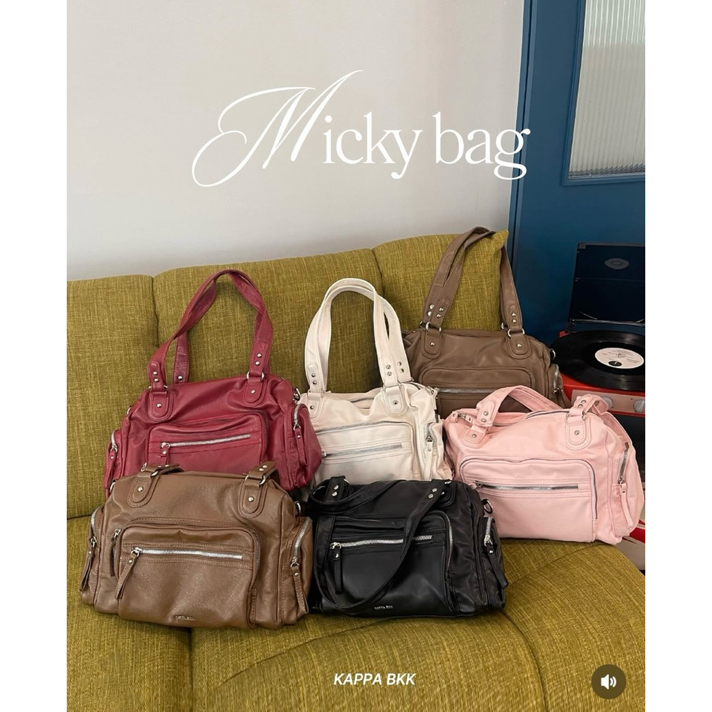 Kappa BKK Mickey bag (สินค้าdefect) (มือ1)