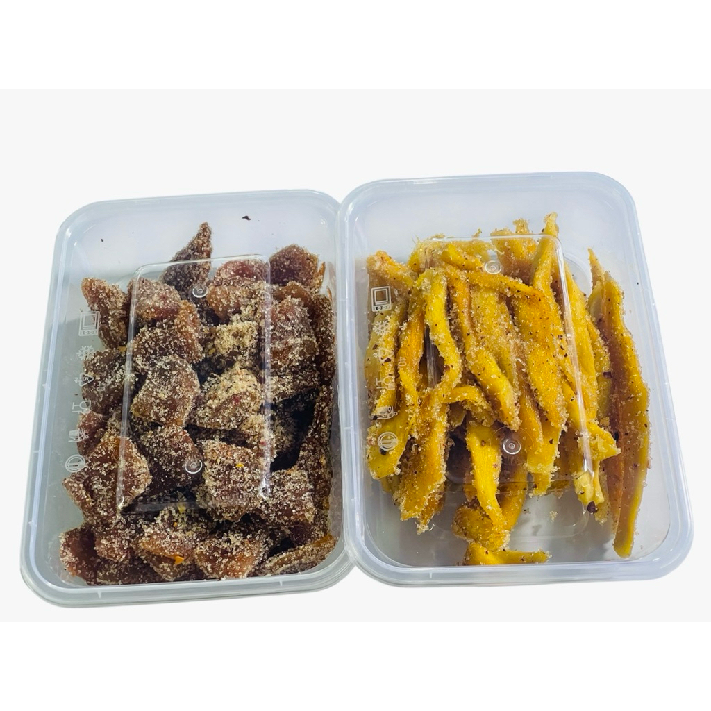 จัดโปรคู่ มะขามแซ่บ150กรัม คู่กับ มะม่วงแซ่บ 200 กรัม ราคา 99 บาทเท่านั้นค่ะ